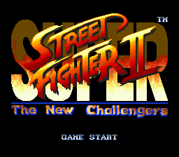 Заставка игры Super Street Fighter II